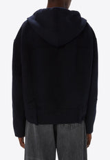 JW Anderson Hooded Biker Wool Jacket Navy JK0328PG1592_888