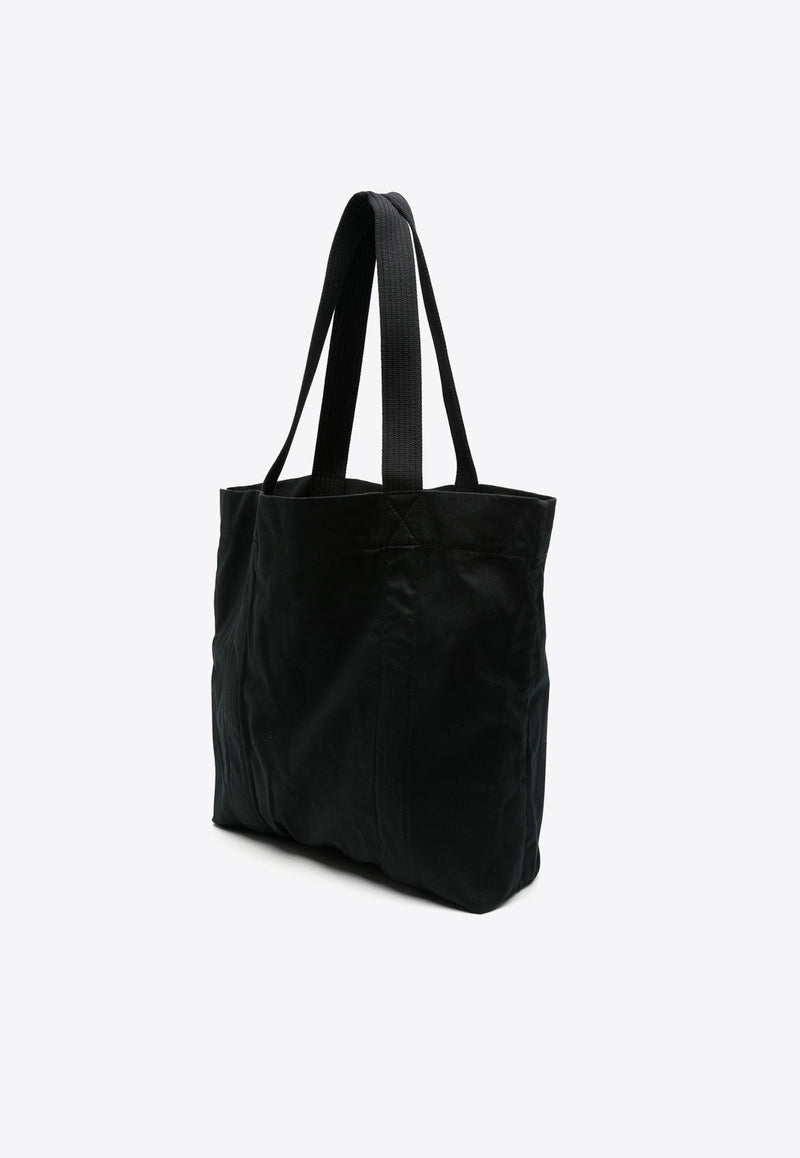 Y-3 Logo Print Tote Bag Black JJ3957_BLACK