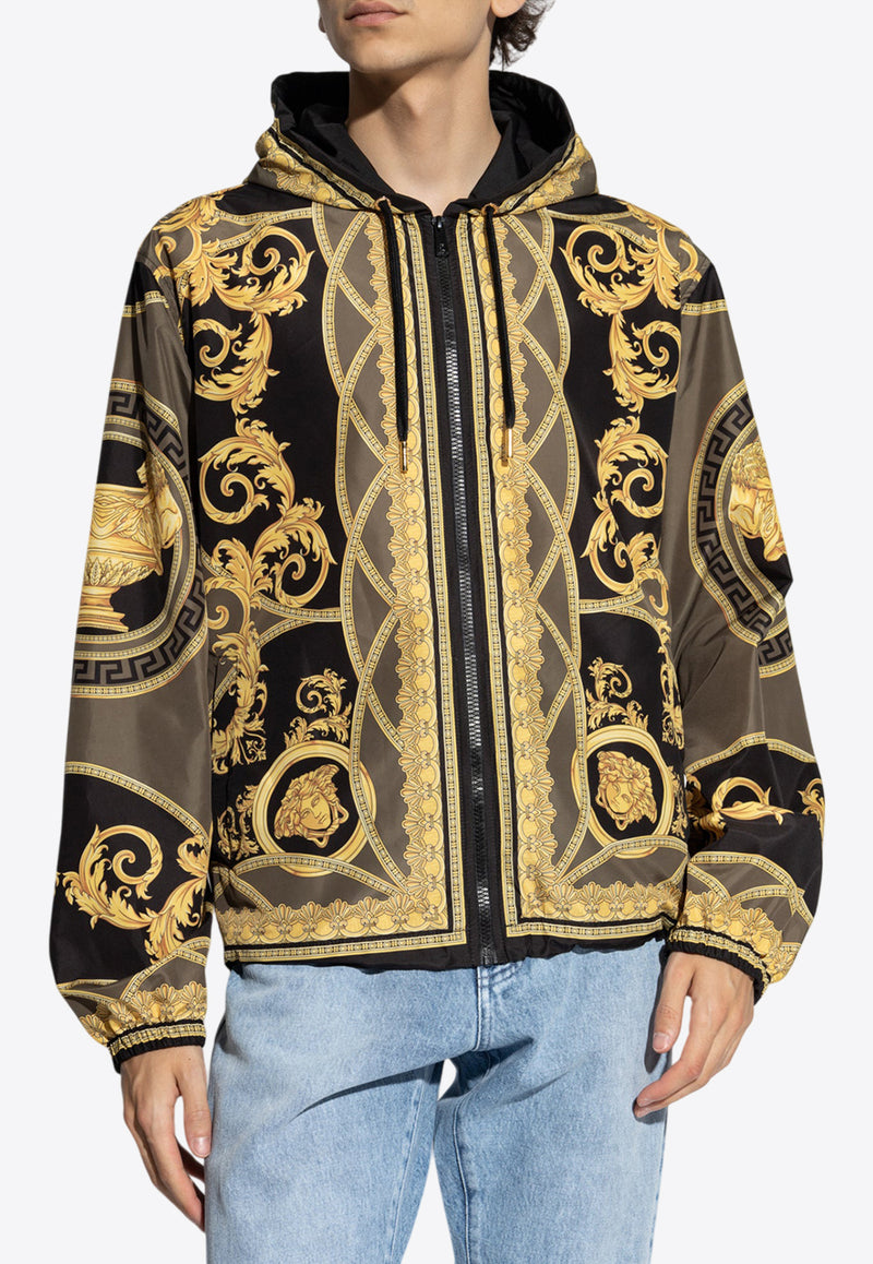 Versace la Coupe des Dieux Zip-Up Jacket Black 1014855 1A11381-5BC60