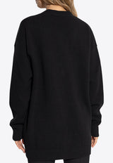 Versace Medusa '95 Wool-Blend Cardigan Black 1014091 1A11287-1B000