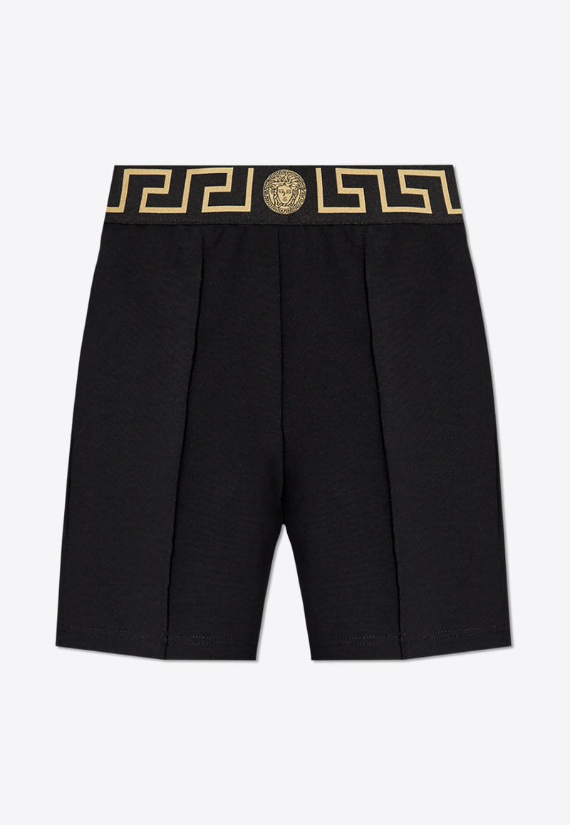 Versace Greca Border Mini Shorts Black 1016402 1A11143-1B000