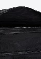 Versace Barocco Jacquard Duffel Bag Black 1014519 1A08705-1B00E