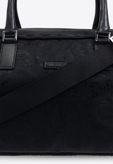 Versace Barocco Jacquard Duffel Bag Black 1014519 1A08705-1B00E