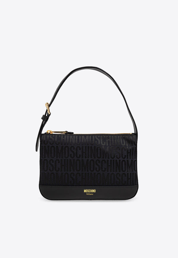 Moschino Monogram Shoulder Bag Navy 2426M A7430 8268-1555