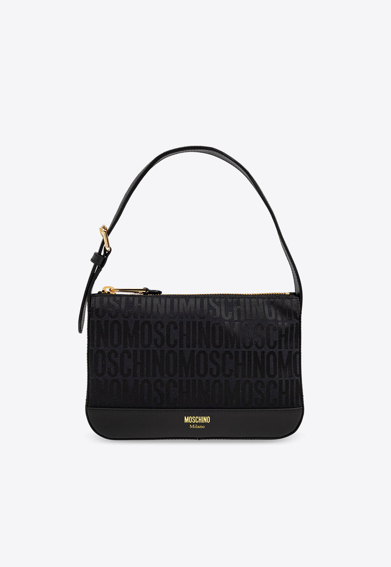 Moschino Monogram Shoulder Bag Navy 2426M A7430 8268-1555