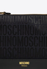 Moschino Monogram Shoulder Bag Navy 2426M A7430 8268-1555