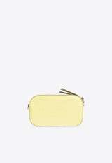 Tory Burch Mini Miller Crossbody Bag in Croc-Embossed Leather Yellow 158490 0-700