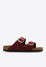 Birkenstock Arizona Leather Slides Bordeaux 1028719 0-ZINFANDEL