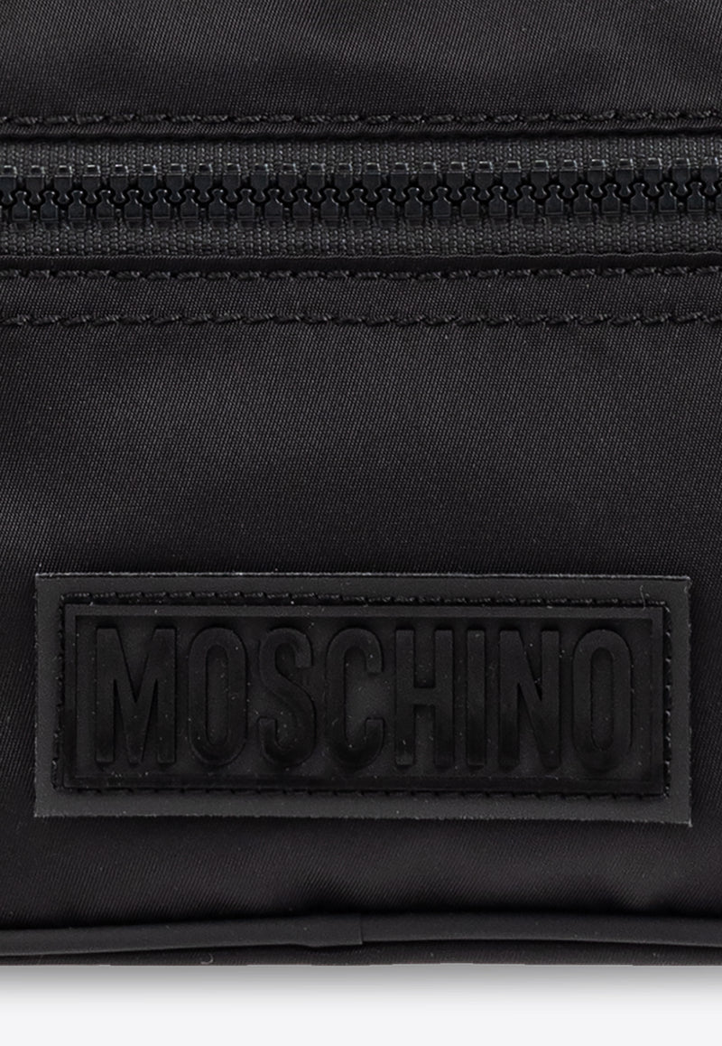 Moschino Logo Patch Belt Bag Black 242Z2 A7716 8228-1555