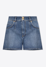 Moschino Denim Mini Shorts Blue 242E A0306 5522-0295