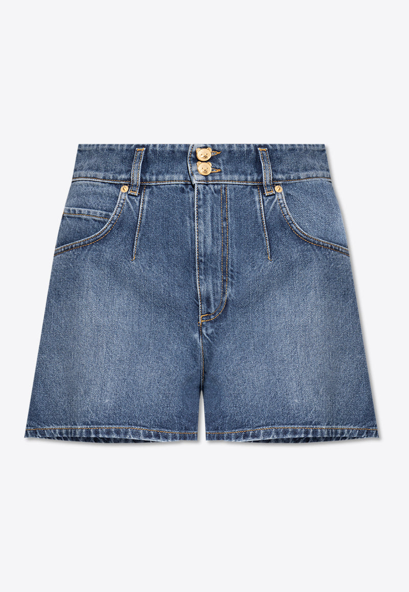 Moschino Denim Mini Shorts Blue 242E A0306 5522-0295