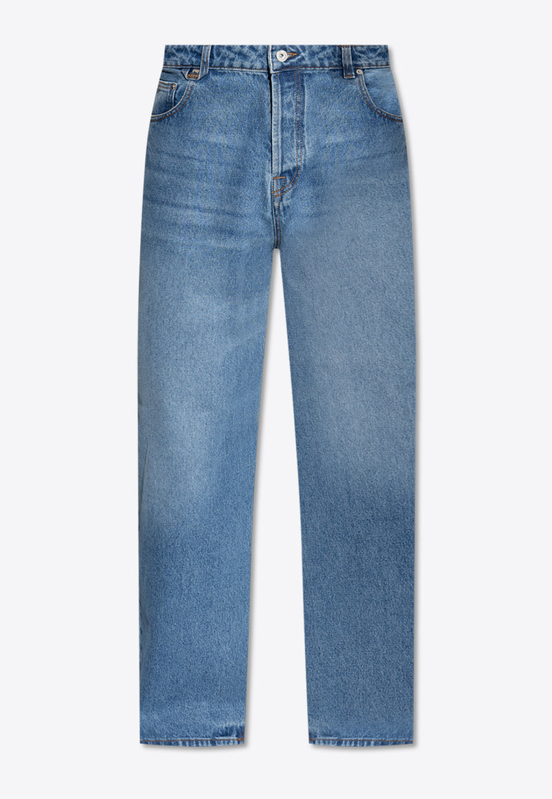 Jacquemus Le de Nîmes Wide Leg Jeans Blue 245DE038 1513-33C