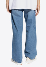 Jacquemus Le de Nîmes Wide Leg Jeans Blue 245DE038 1513-33C