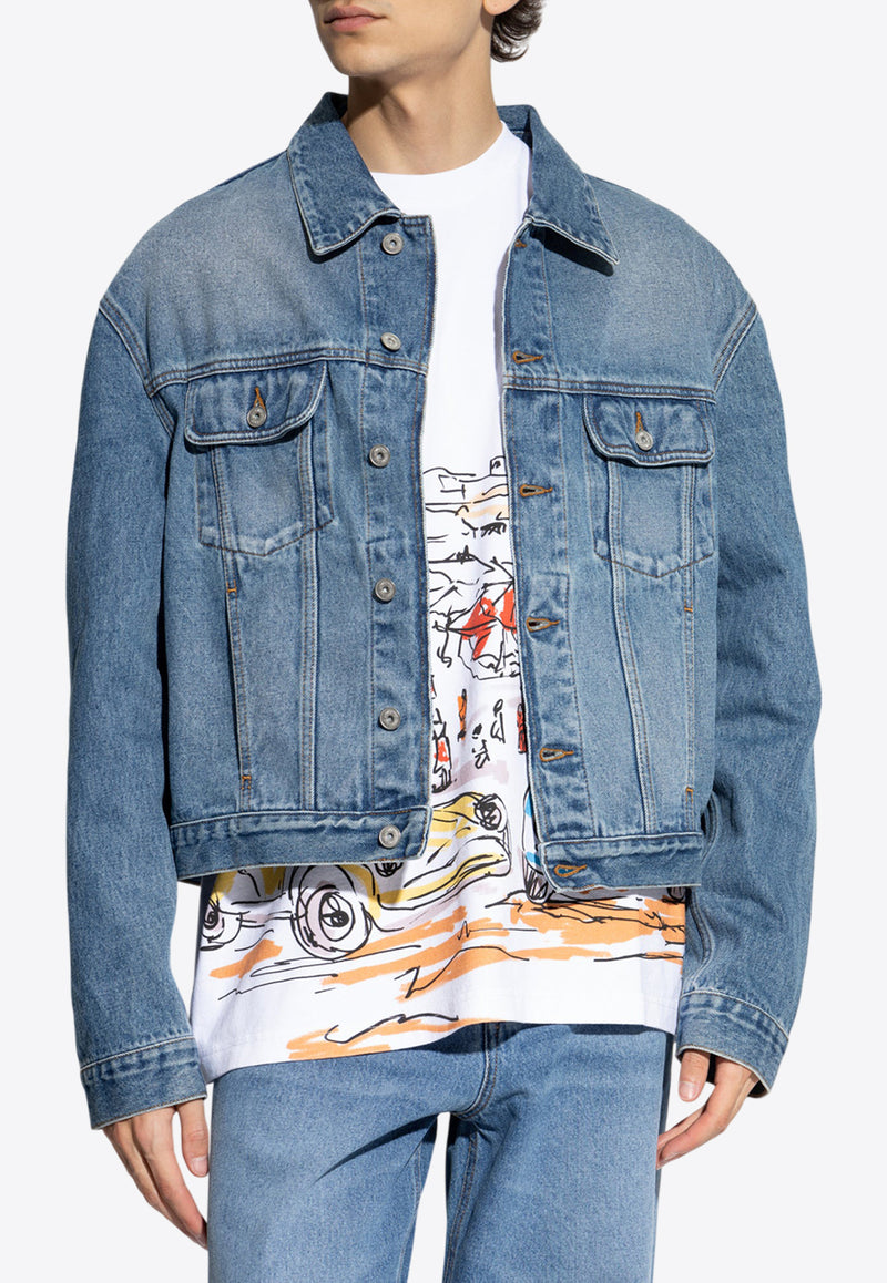 Jacquemus La Veste De-Nîmes Denim Jacket Blue 246DE027 1513-33C