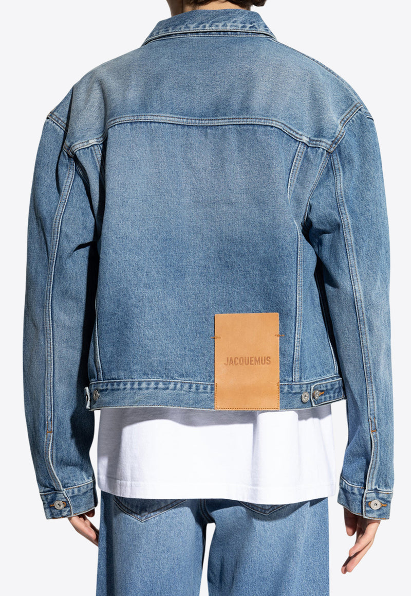 Jacquemus La Veste De-Nîmes Denim Jacket Blue 246DE027 1513-33C