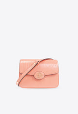 Tory Burch Robinson Embossed Leather Crossbody Bag Coral 154731 0-650