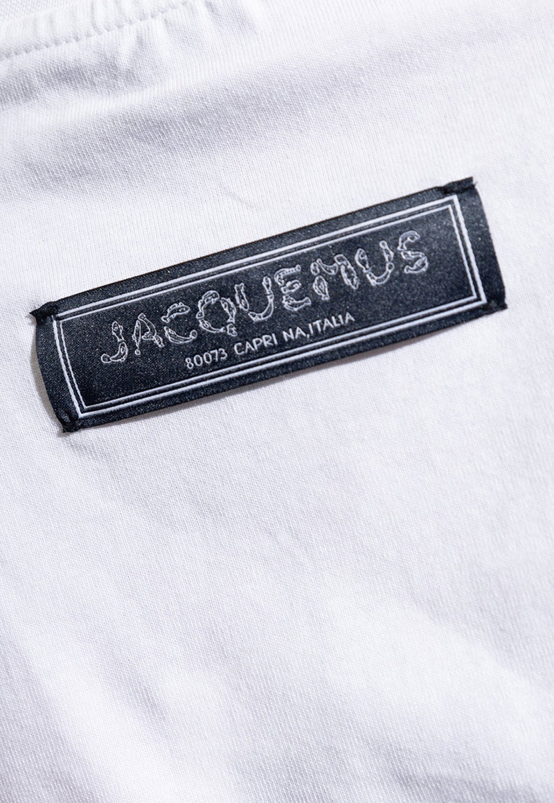 Jacquemus Le Scesa Printed Crewneck T-shirt White 246JS275 2453-3FI