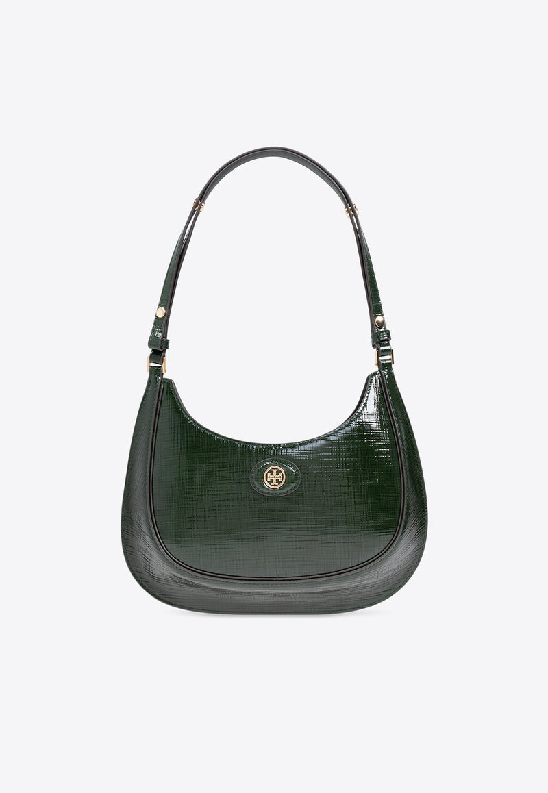 Tory Burch Robinson Crosshatched Convertible Shoulder Bag Green 158509 0-300