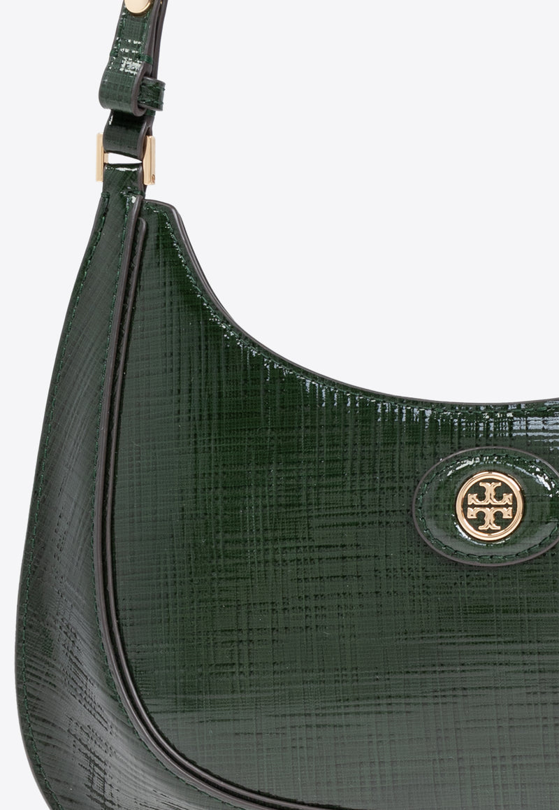 Tory Burch Robinson Crosshatched Convertible Shoulder Bag Green 158509 0-300