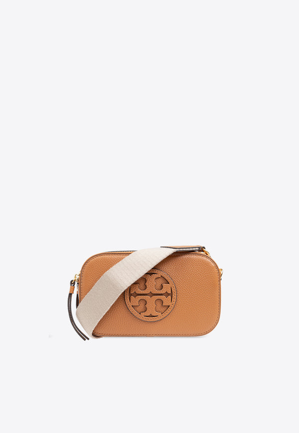 Tory Burch Mini Miller Pebbled Leather Crossbody Bag Brown 161246 0-200