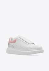 Alexander McQueen Oversized Leather Sneakers White 758982 WIFTK-8792