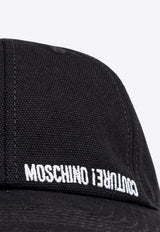 Moschino Embroidered Logo Baseball Cap Black 242Z2 A9223 8266-1555