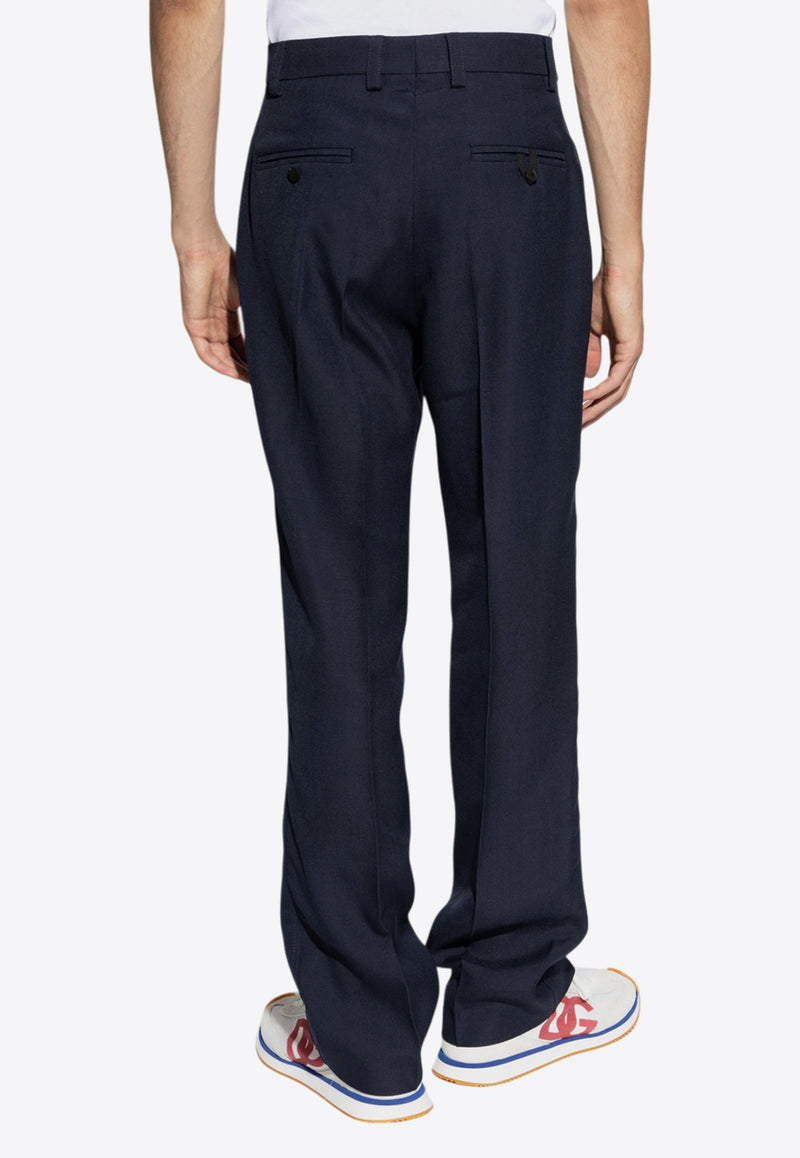 Jacquemus Le Melo Pressed-Crease Pants Blue 246PA079 1359-390