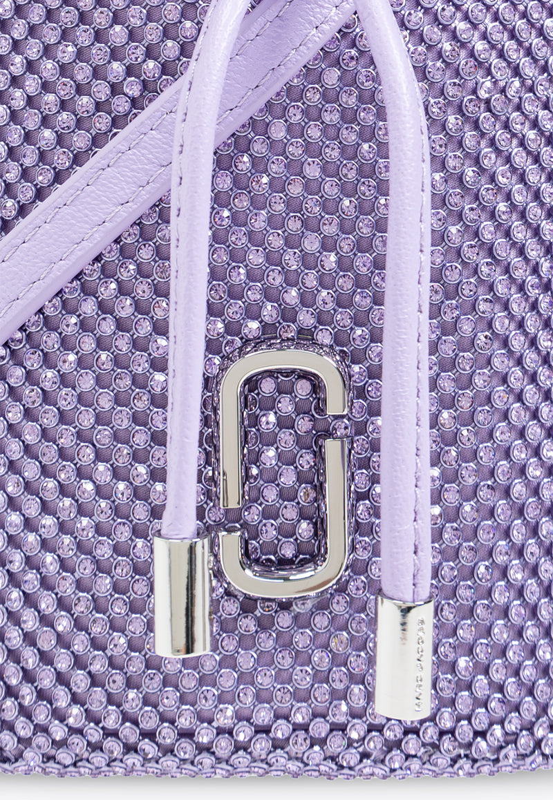 Marc Jacobs Mini Rhinestone Bucket Bag Purple 2P4HCR017H03 0-545