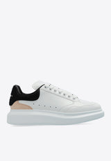 Alexander McQueen Oversized Leather Sneakers White 758982 WIFTF-8765