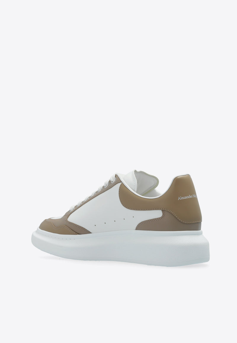 Alexander McQueen Oversized Leather Sneakers White 757710 WIFT9-1621