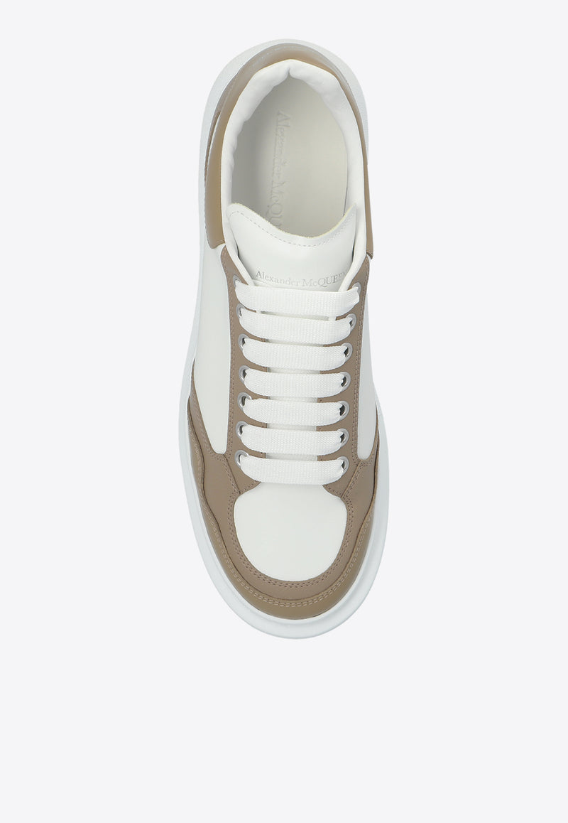 Alexander McQueen Oversized Leather Sneakers White 757710 WIFT9-1621