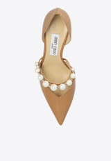 Jimmy Choo Aurelie 65 Leather Pumps Beige AURELIE 65 XKM-BISCUIT WHITE