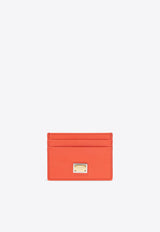 Dolce & Gabbana Logo Tag Leather Cardholder Red BI0330 A1001-87550