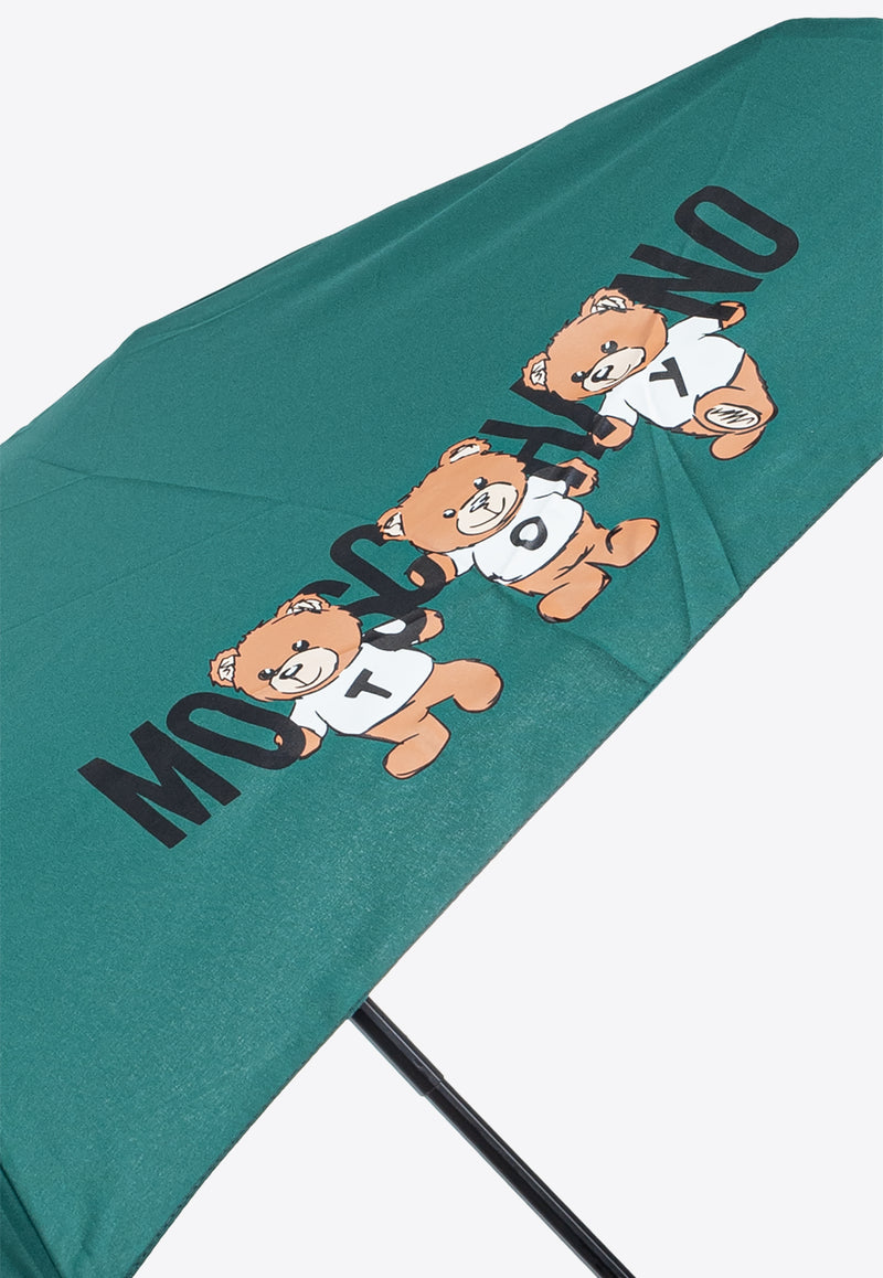 Moschino Teddy Bear Mini Umbrella Green 8425 SUPERMINIM-FOREST