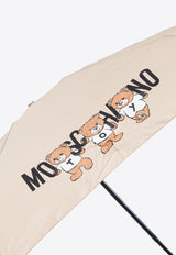 Moschino Teddy Bear Mini Umbrella Beige 8425 SUPERMINID-DARK BEIGE