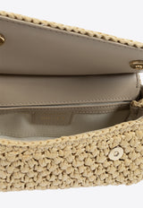 Dolce & Gabbana Small Sicily Woven-Raffia Shoulder Bag Beige BB7116 A2Y84-8B134