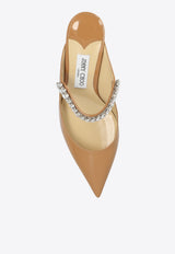 Jimmy Choo Bing 65 Leather Mules Beige BING 65 PAT-BISCUIT