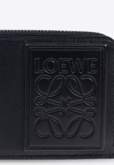 Loewe Logo-Patch Leather Coin Cardholder Black C565Z40X03 0-BLACK