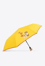 Moschino Teddy Balloons Umbrella Yellow 8431 OPENCLOSEU-YELLOW