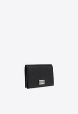 Dolce & Gabbana Logo Tag Leather Cardholder Black BP1643 AG219-80999