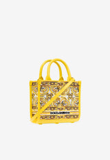 Dolce & Gabbana Mini DG Daily Majolica Print Tote Bag Yellow BB7479 AW050-HG3OB