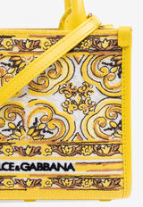 Dolce & Gabbana Mini DG Daily Majolica Print Tote Bag Yellow BB7479 AW050-HG3OB