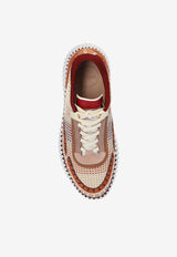 Chloé Nama Low-Top Sneakers Brown CHC22S579 Y0-2Y4