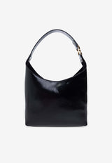 Chloé Small Marcie Leather Hobo Bag Black CHC24AS629 N57-001