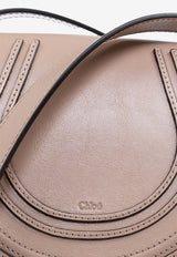 Chloé Small Marcie Saddle Crossbody Bag Beige CHC24AS680 N57-28V