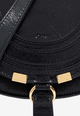 Chloé Small Marcie Saddle Crossbody Bag Black CHC24AS680 N57-001