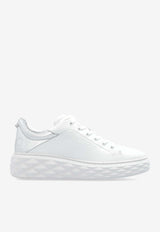 Jimmy Choo Diamond Maxi Low-Top Sneakers White DIAMOND MAXI F II BFB-V WHITE SILVER