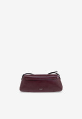 Jimmy Choo Small Diamond East-West Shoulder Bag Bordeaux DIAMOND SHLDR E W SM JDX-GARNET ANTIQUE SILVER