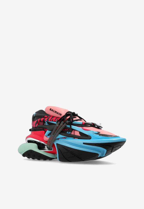 Balmain Unicorn Low-Top Sneakers Multicolor DM1VJ309 KLMP-6AT