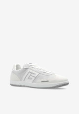 Balmain Swan Suede Low-Top Sneakers White DM1VI360 LWSC-0FA